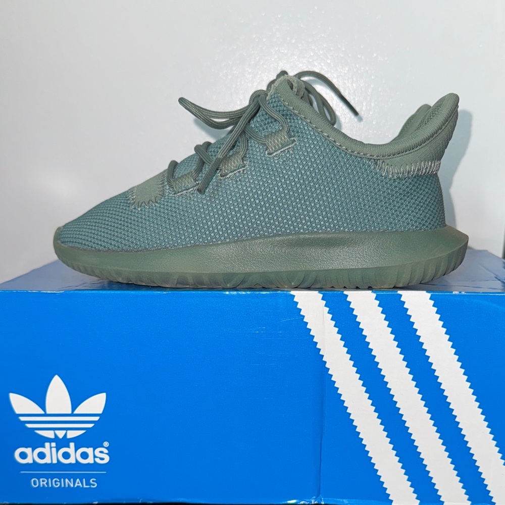 Adidas Kids Olive Green Sneakers